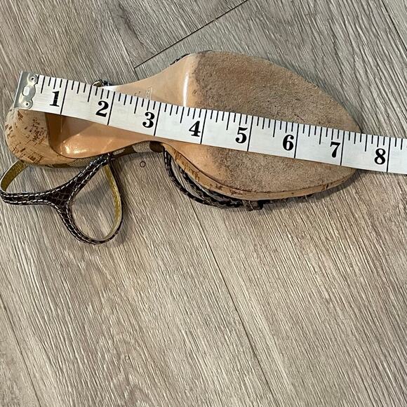 Coach Womens Heels Sandals Size 6 Designer Stilettos High End Luxury Elegant - Picture 6 of 9